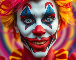 Jak zrobić efektowny makijaż klauna na Halloween? Krok po kroku